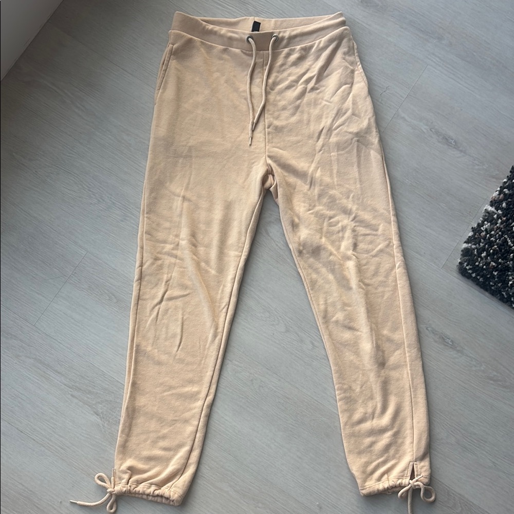 ASOS Peach/Beige Drawstring Joggers